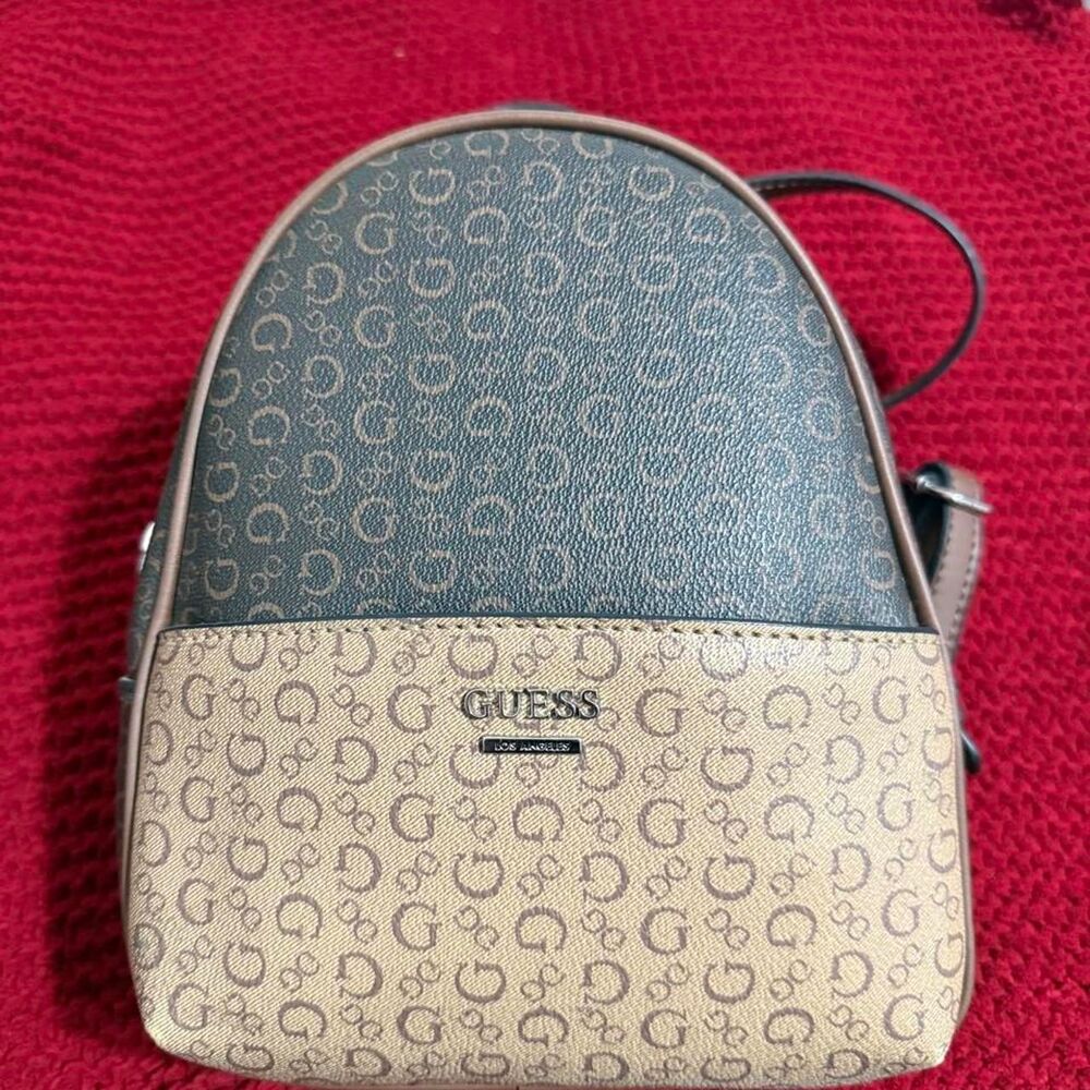 Guess Women's Brown and Tan Bag